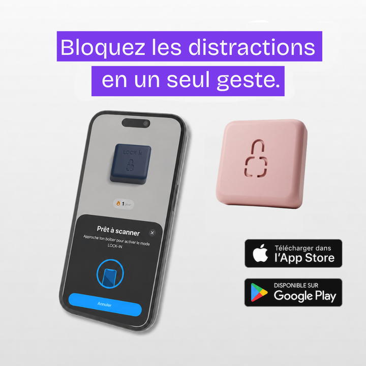 Lock-IN — blocage physique des applications distrayantes