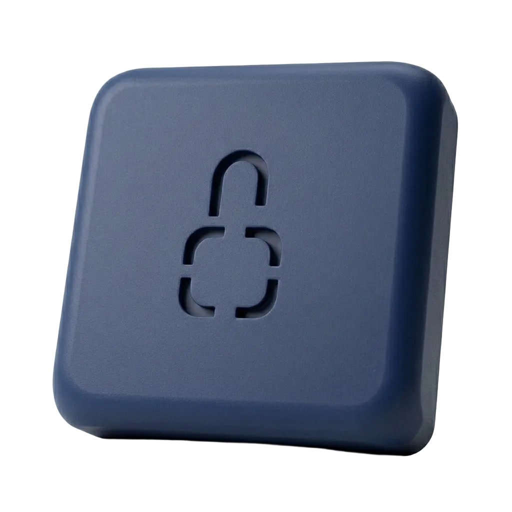 Boîtier anti-distraction Lock-IN posé sur un bureau